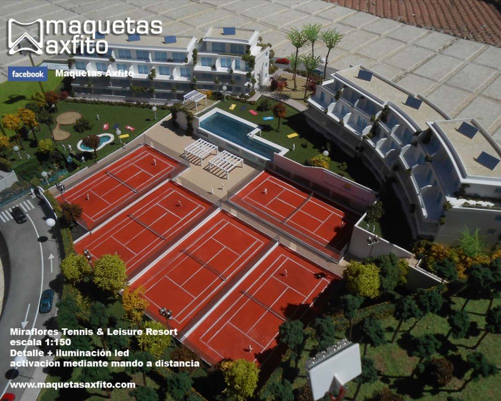 La maqueta del Club Miraflores Tennis & Leissure Resort – Marbella