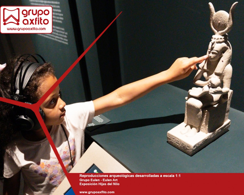 Reproducciones arqueológicas a escala 1:1 Exposición Hijas del Nilo – Madrid